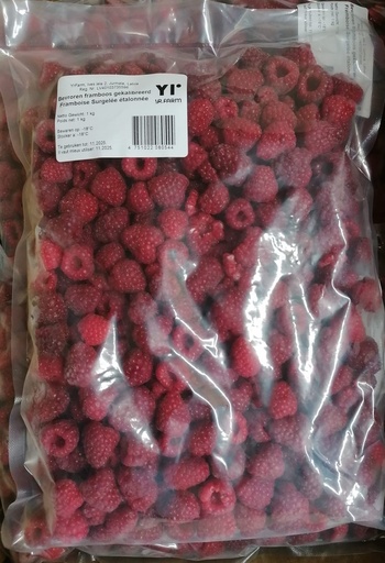 Framboos diepvries 1kg.